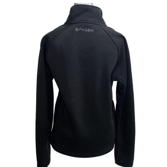 Spyder Men’s Full Zip Jacket Warm Black Size Small style 71H64010-01 Mid-weight - Picture 2 of 12